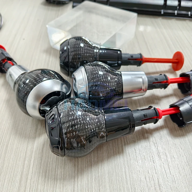 New for Volkswagen concave convex handball carbon fiber metal shift handball for Audi A3 S3 RS3 Q5 S6 RS6 Golf 7 7.5 GTI