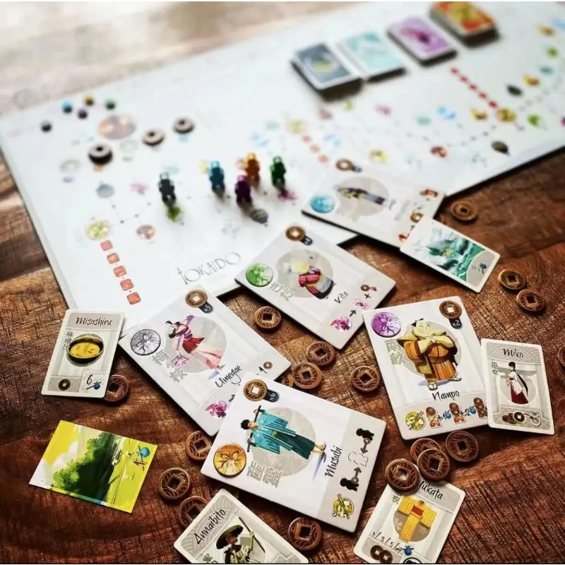 TOKAIDO Base Board Game English Version Family/Party Game Funny Game For Entertainment