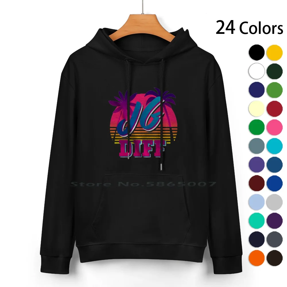 Jg Diff Retro | Jungle Difference | Better Jungler Wins Pure Cotton Hoodie Sweater 24 Colors Jungler Difference Jg Diff Jgl