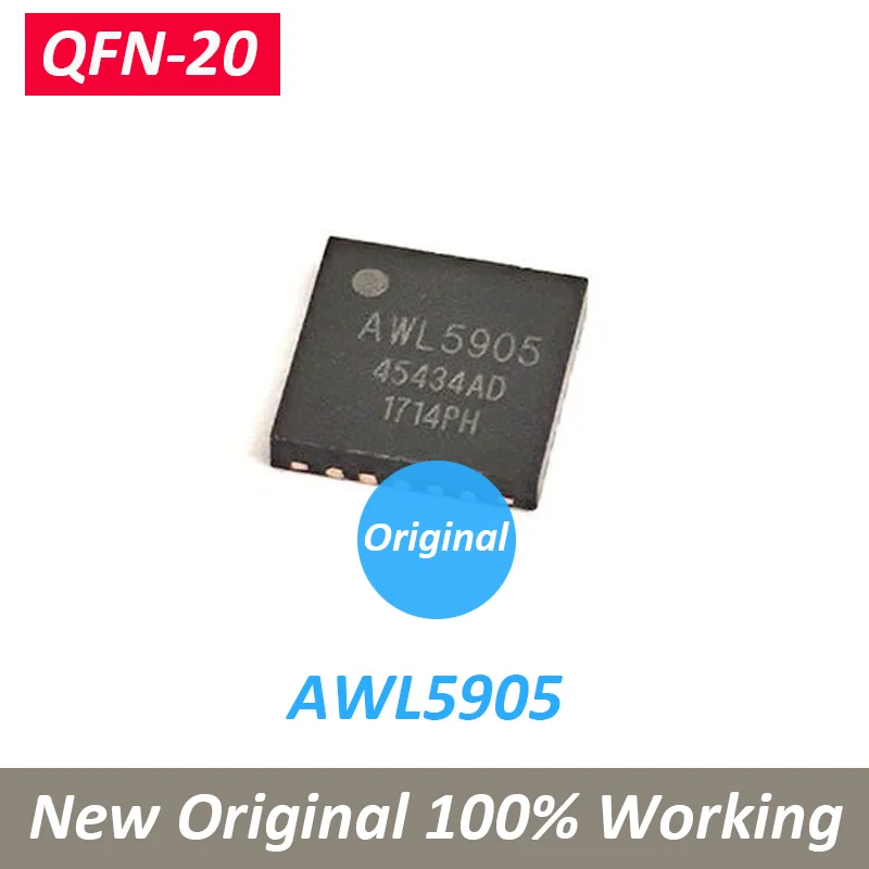 (5-10piece)/lot100% New AWL5905 QFN-20 Chipset AWL5905P8 WIFI RF power amplifier IC chip