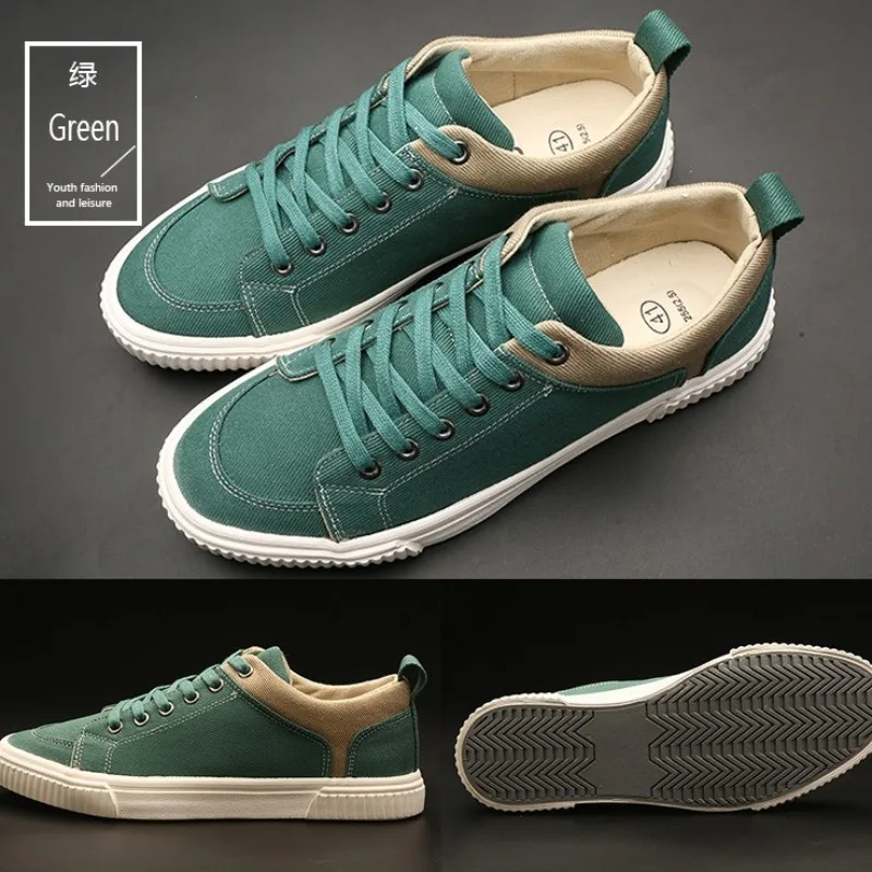 

Men's Canvas Shoes Fashion Outdoor Casual Shoe 2025New Breathable Sneakers Luxury Vulcanize Shoes for Men Skateboard Shoes Tenis
