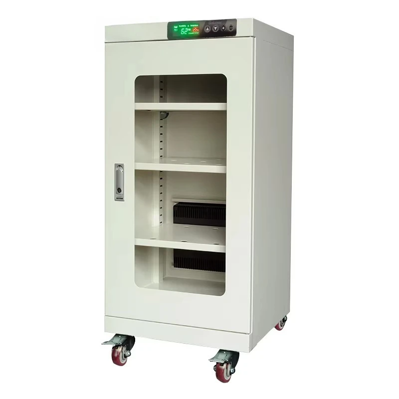 Electronic Desiccator Storage Dry Cabinet Silicon Wafer IC SMT PCB SMD Storage Lab Automatic Dehumidifying Storage Dry Cabinet
