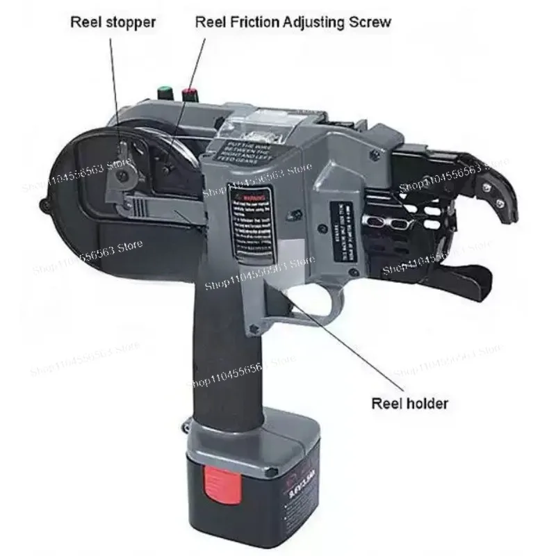 

Efficient Automatic Rebar Tier RT235 395 550 Smart Cordless Tying Tool Battery Powered For Construction