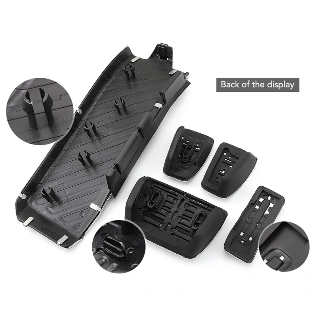 LHD Car Pedals for Audi A4 B8 S4 RS4 Q3 A5 S5 RS5 8T Q5 8R SQ5 A6 C7 A7 S7 S6 4G A8 S8 A8L 4H Fuel Brake Footrest Pedal Cover