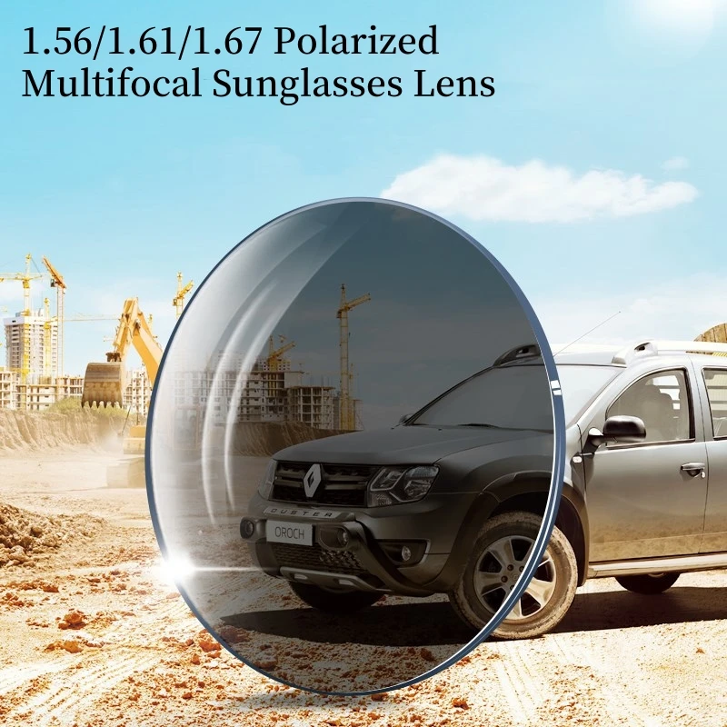 

2 шт. 1,56 1,61 1,67 поляризационные прогрессивные мультифокальные оптические линзы по рецепту для солнцезащитных очков с зеркальным покрытием, диоптрийные линзы