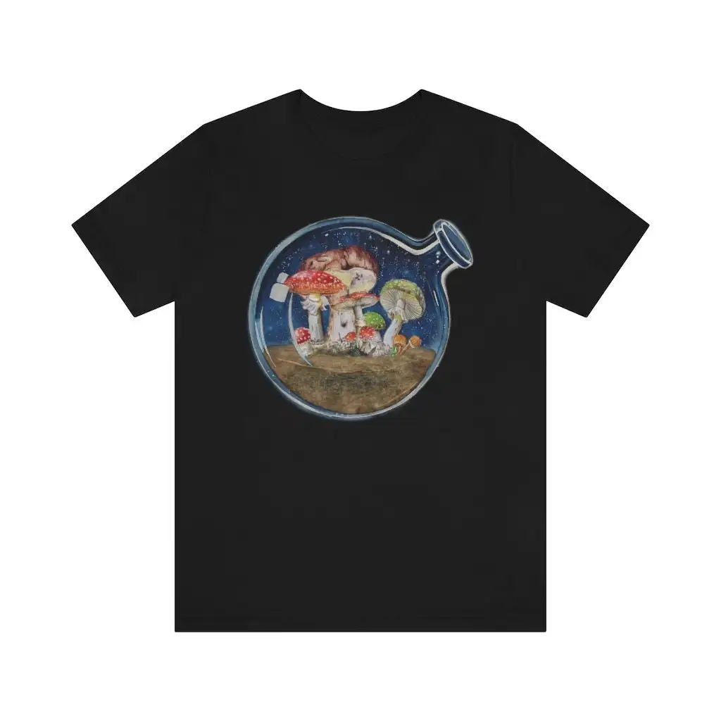 Cool Trippy Mushroom T Shirt Psychedelic In Various Sizes Colors Stoner Clothes For Potheads