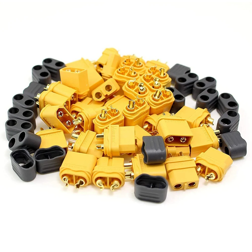 10 Pairs XT60 Plug Connector Male Female Set XT60 Male Female Connector Socket, XT60H Sheath Housing Connector