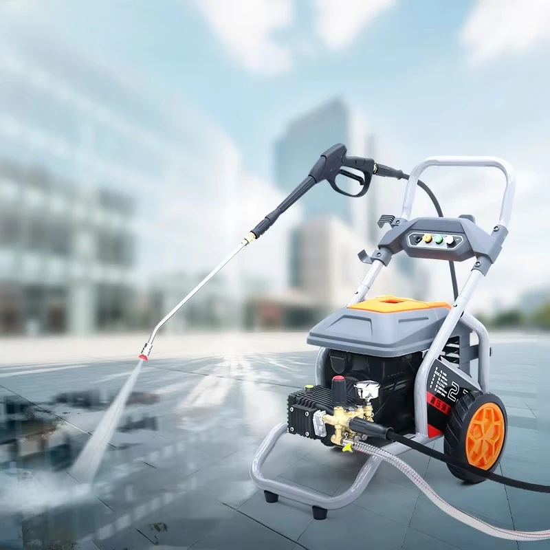 Truck Car Cleaning Equipment High Flow Heavy Duty Electric Surface Cleaner High Pressure Washer with Adjustable Water Jet Gun
