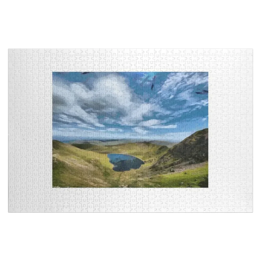 

The view from Helvellyn - Third tallest mountain in England Jigsaw Puzzle Wooden Adults Wooden Animal Custom Puzzle