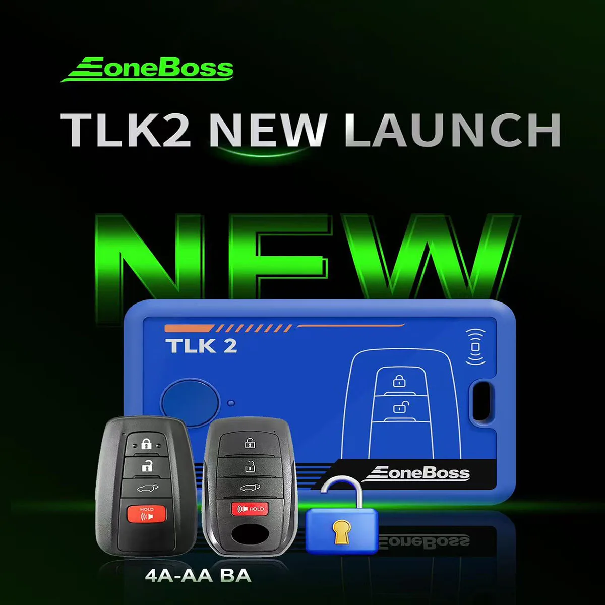 EoneBoss TLK3 TLK1 TLK2 Ferramenta de Desbloqueio de Chaves para Toyota/Lexus 8A/4A |   Chaves Originais Bloqueadas 8A-AA BA B9 B8 para Desbloqueio/Reutilização