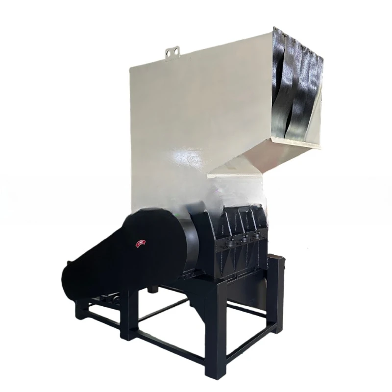 800 strong plastic crusher waste beverage bottle film plastic particle crushing and recycling equipment