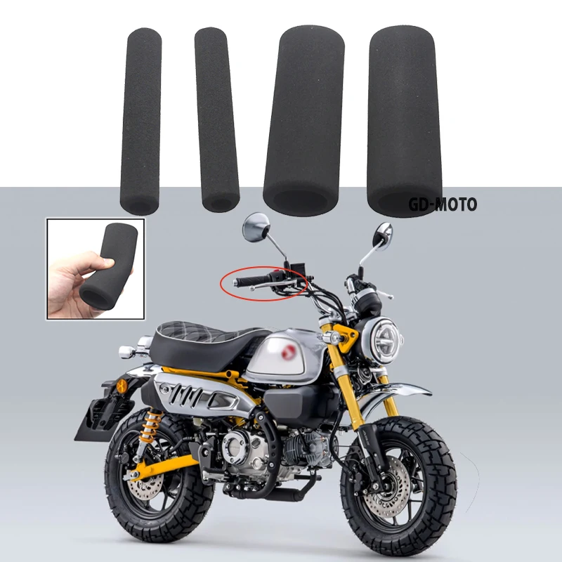 

Monkey125 Motorbike Anti Vibration Handle Bar Foam Comfort Slip Over Grips For Honda Monkey 125 Z125 Z 125 Z120 2015-2025 2022