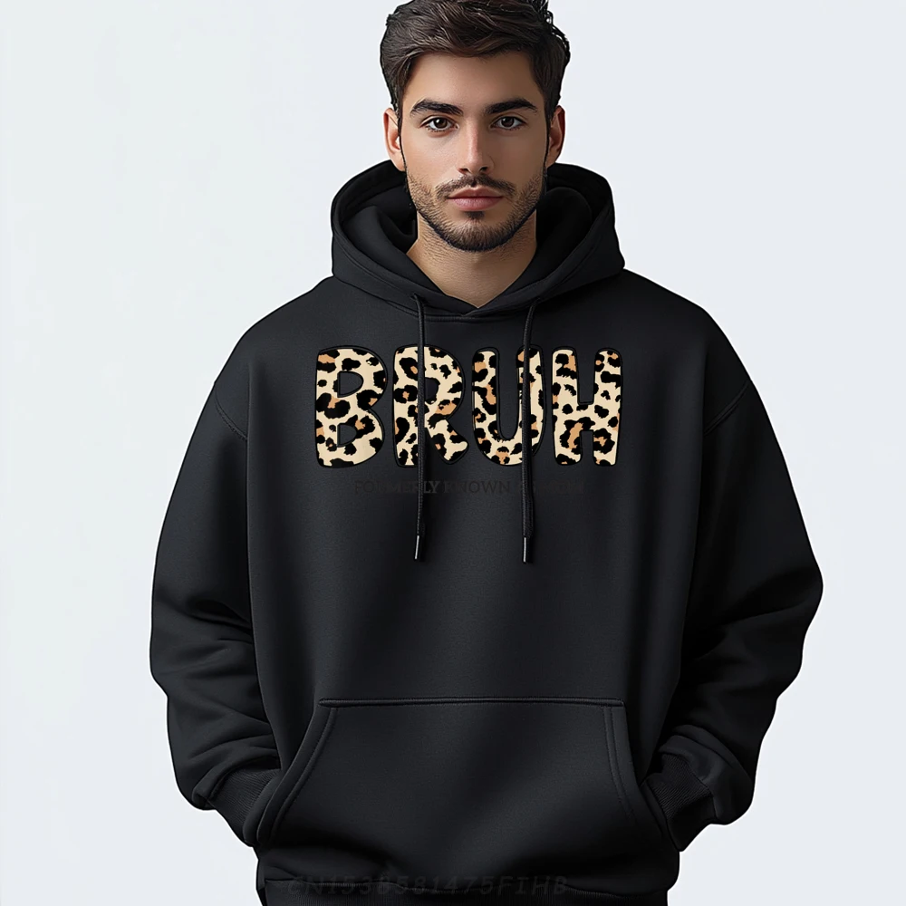 

Special Bruh Formerly Known As Mom Graphic Sweatshrt Round Neck Men's Hoodies Long Sleeve Christmas Graphic Hoodies