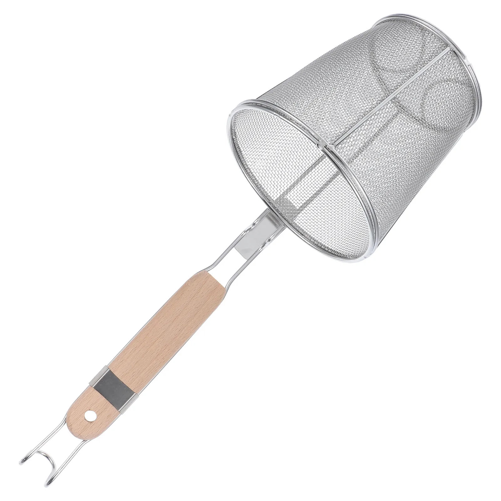 

1pc Stainless Steel Mesh Strainer Spoon 12cm 14cm 16cm Long H Noodle Kitchen Tool Practical Noodle Spider