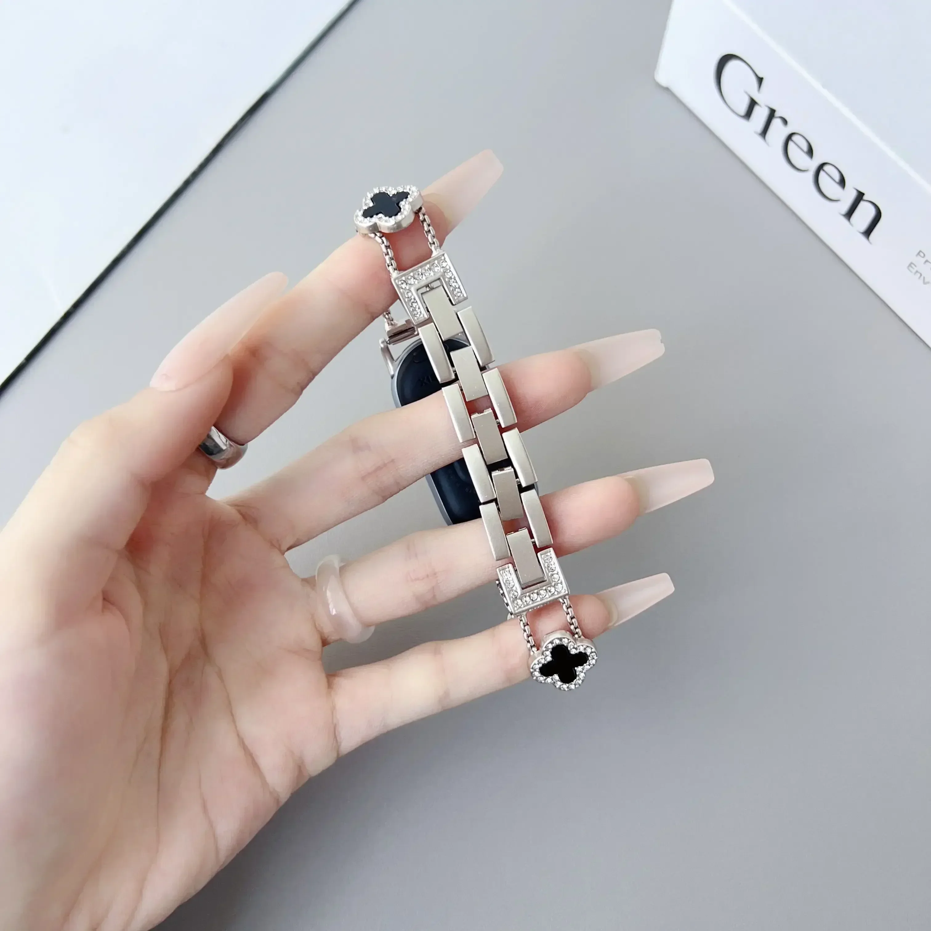 Ремешок из нержавеющей стали для Xiaomi Mi Band 10/9/8, женский металлический ремешок для часов Correa для Miband 8/mi 9, сменный браслет-браслет