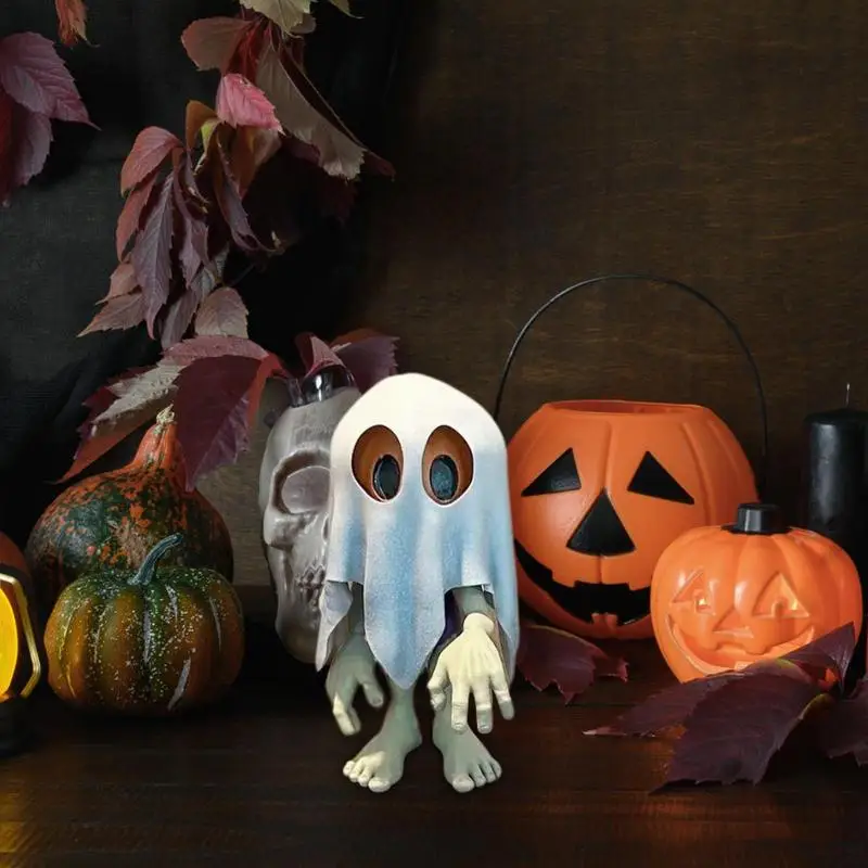 

Ghost Figurines Ghost Miniature Funny Ghost Sculpture Ghost Miniature Halloween Tabletop Figurines For Indoor Home Party Decor