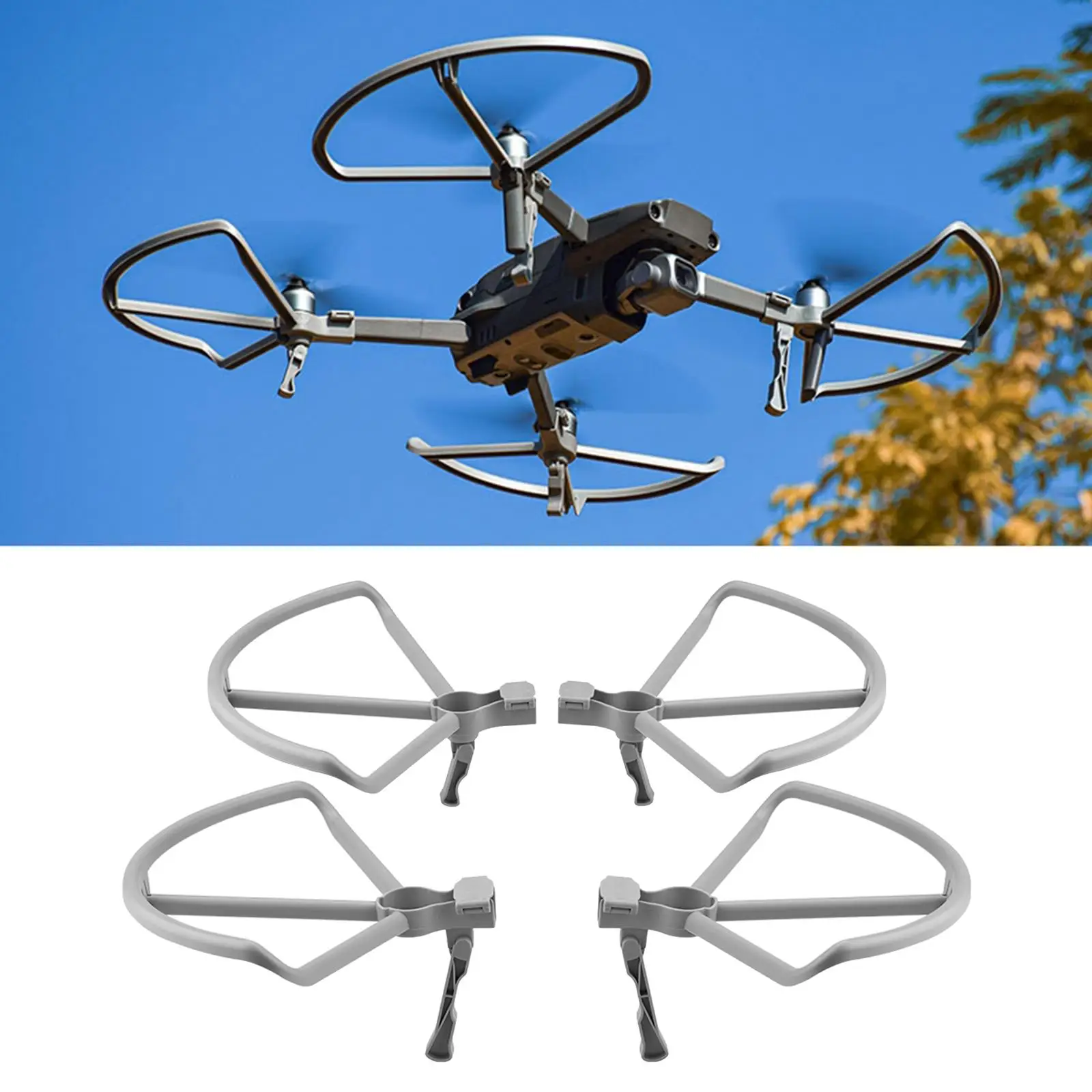 4 قطع من غطاء حماية المروحة لملحقات الطائرة بدون طيار DJI Mavic 2 PRO/ZOOM