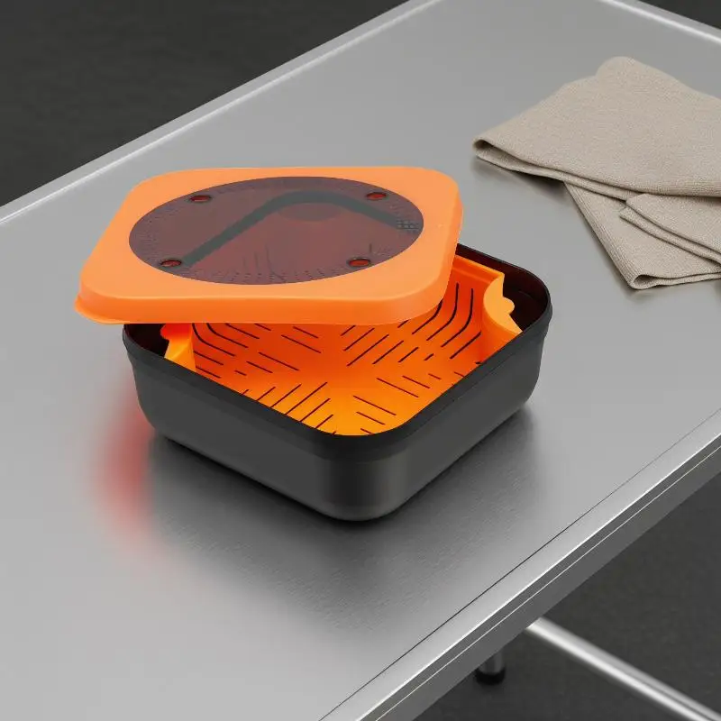 New Carp Fishing Bait Box Feeder Fishing Bait Storage Case Carp Fishing Boilies Hair Rig Carp Rig Fishing Accessories