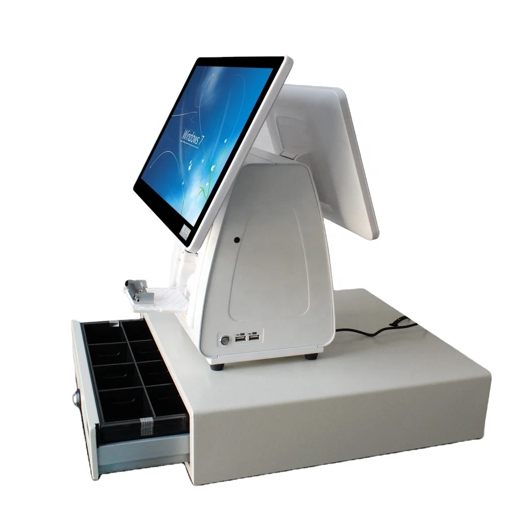

ATV&UTVHigh Quality ABS ABS6000 All-In-One Capacitive Touch POS Cash Register Machine IntelJ1900 Quad-core CPU WIN7/WIN10 1920x1