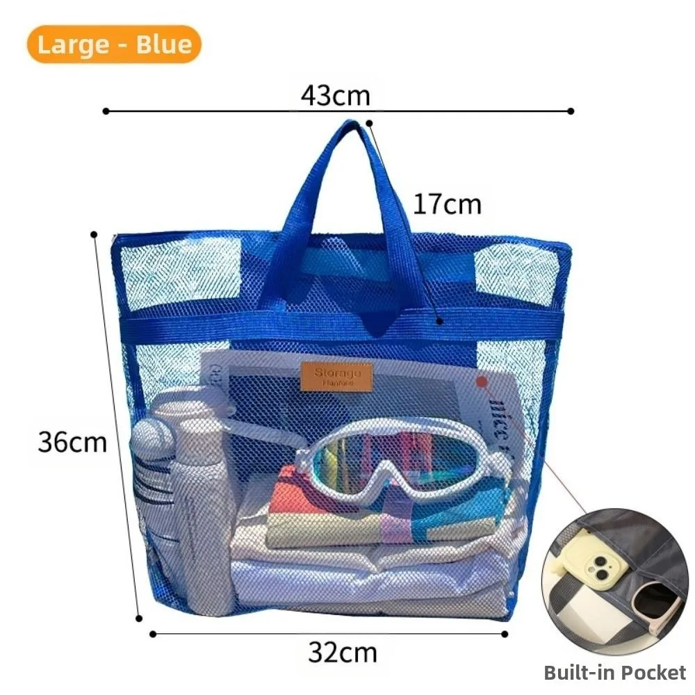 

New Large Capacity Mesh Bag Multistyles Protable Reusable Storage Bags Shopping Handbag