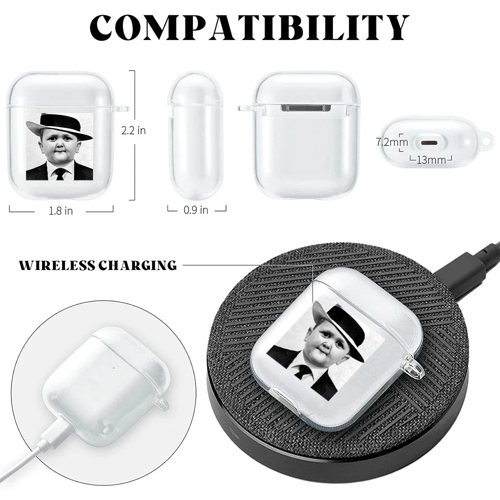 Funny Hasbulla Magomedov Soft Transparent Case for Apple Airpods Pro  2 1 3 Wireless Bluetooth Earphone Cover Airpod Cases Coque