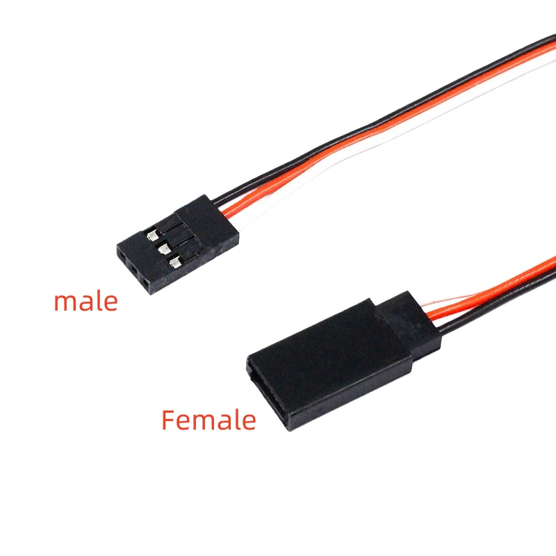 1pcs Male to female for servo extension cable Control Connection cable 4 axis 6 axis accessories receiver 3Pin DuPont plug cable