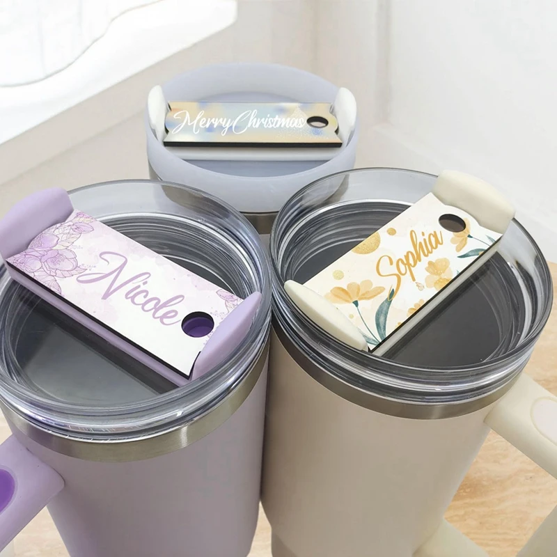 علامات أسماء مخصصة لأكواب ستانلي ، تصميم مخصص ، متين ، فراغات التسامي ، 40 أونصة ، 50 أو 50 أو 50 أو
