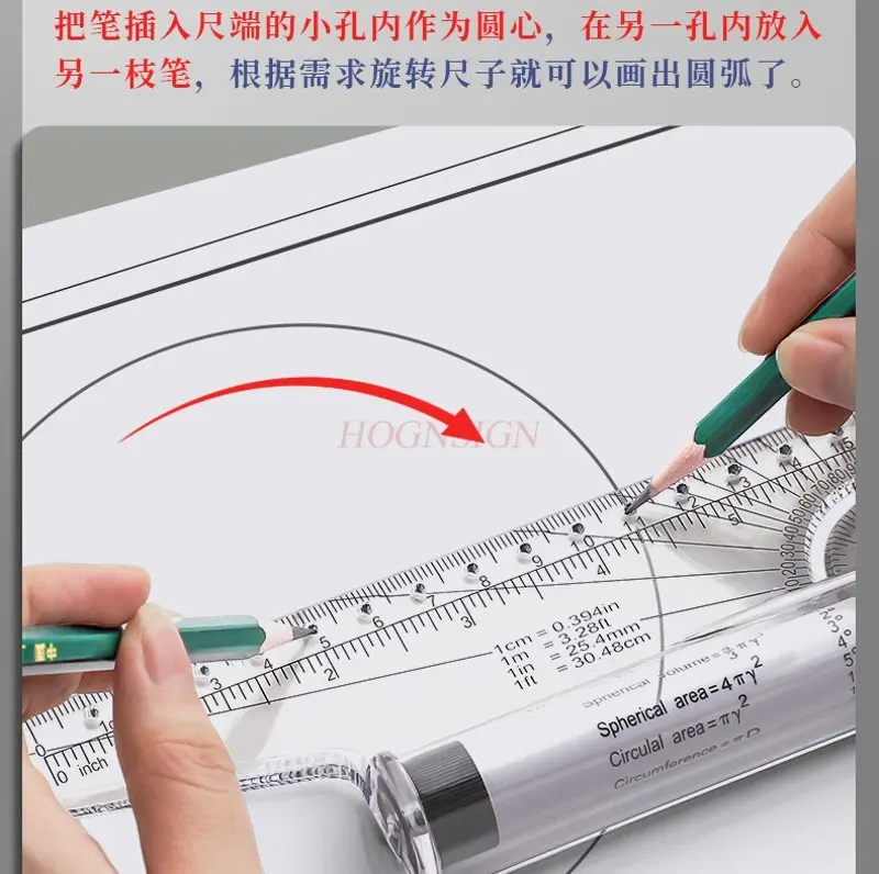 1 шт. параллельная линейка, многофункциональная линейка для рисования, профессиональный дизайн, роликовая линейка для перевода, угловая шкала для рисования