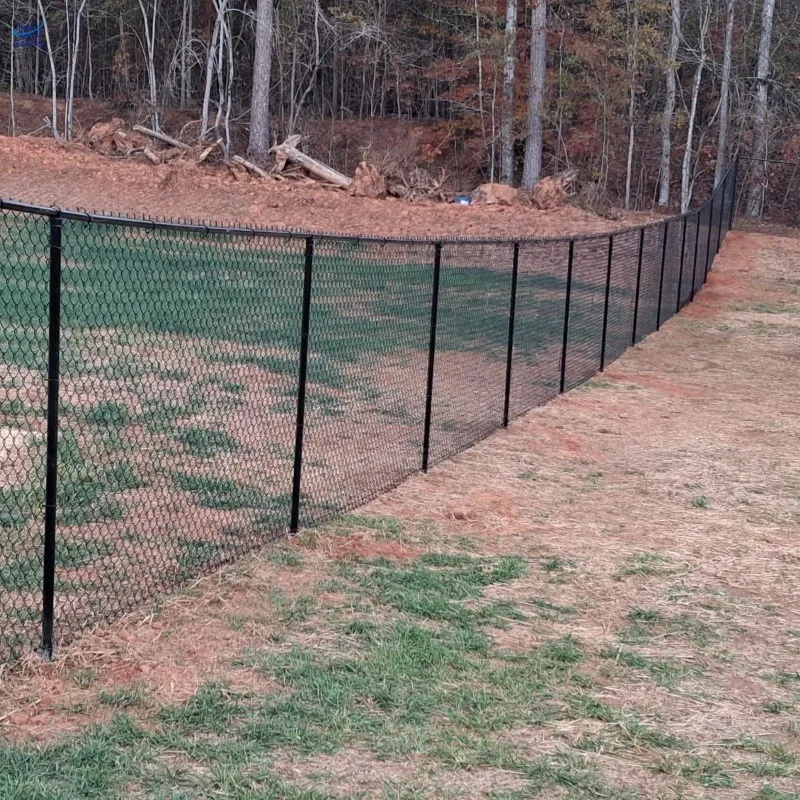 Customization Cheap Factory Direct Sale Black Chain Link Farm Fence Panels