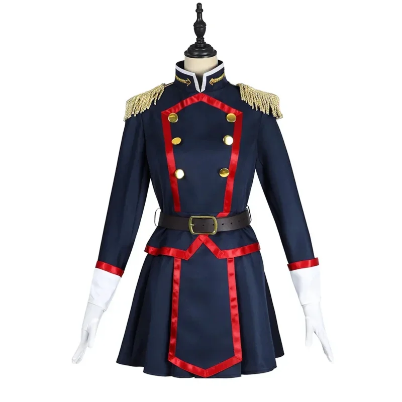 SN88 جديد بالسلاسل الجندي Uzen Kyoka تأثيري أنيمي Uzen Kyouka تأثيري حلي هالوين فستان موحد مكافحة شيطان فيلق 7th U % #