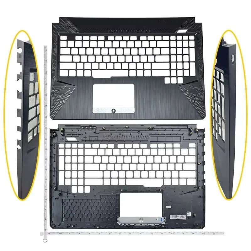 NEW For ASUS FX80/G/GD FX504/G/GD/GE FZ80G ZX80 MW504G Laptop LCD Back Cover/Front bezel/Hinges/Palmrest/Bottom Case 47BKLLCJN70