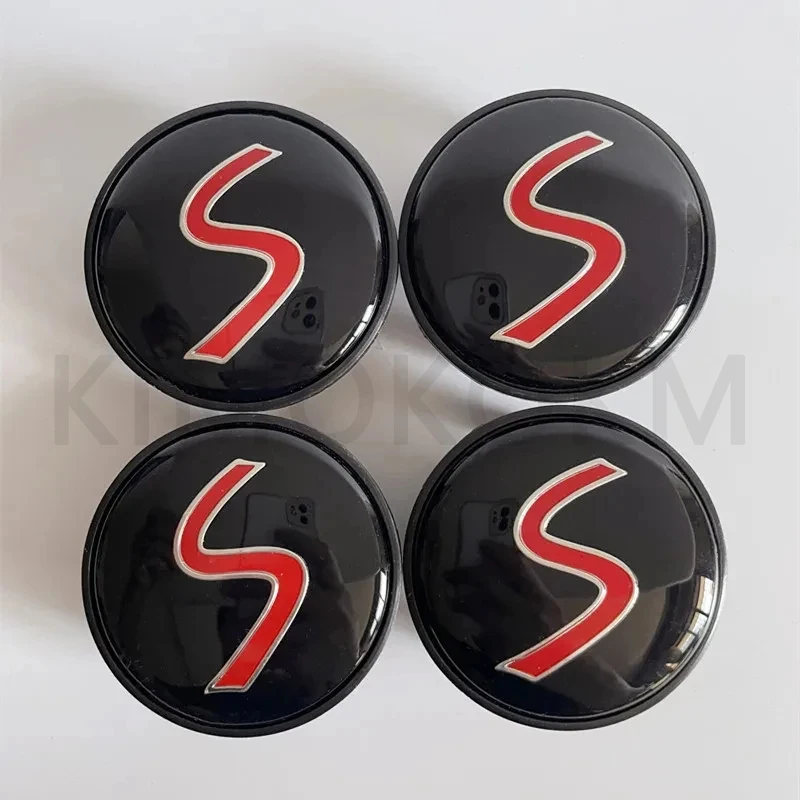 Car Hub Center Cover 4Pcs 52mm 54mm Car Wheel Center Cover Sticker Accessories For Mini Cooper S Jcw One R55 R56 R60 R61 F54