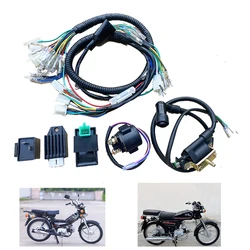 Motorcycle Harness Wire for Jialing Honda Lifan Dayang JH70 C70 JL70 DY70 Cub 70cc Electric Wiring Regulator Start Ignition Coil
