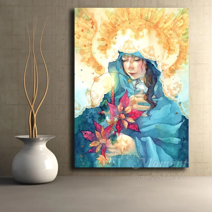 Ever Moment Diamond Painting Portrait Cartoon Girl Full Square Picture DIY Hobby Handicrafts Mosaic Room Art Decoration 4Y2056 view 2