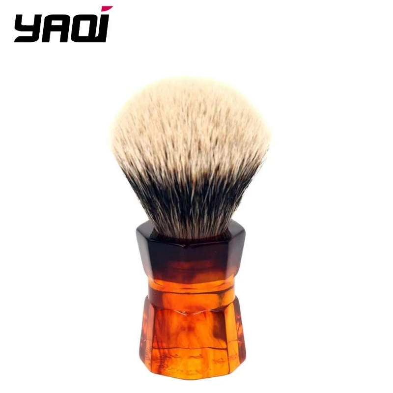 YAQI Men's Soft Hair Shaving Brush For Provide Comfortable Shave Experience Professional Durability Care Wet Shave Brush For Men
