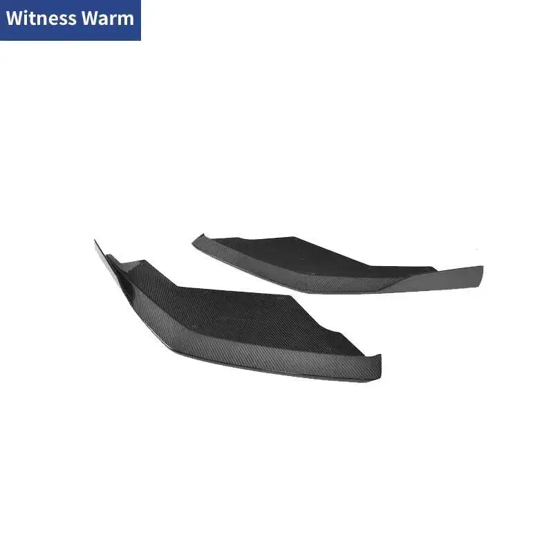 Carbon Fiber / FRP Front Bumper Splitters Spoiler Side Aprons for Lamborghini Huracan LP600 LP610 body kit 14 - 17