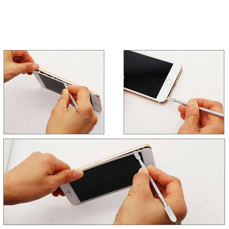 3PCS Repair Opening Pry Hand Tool Kit Set Blade Smart Phone Tablet PC Metal Spudger Disassemble For IPhone/IPad/Tablet Iphone