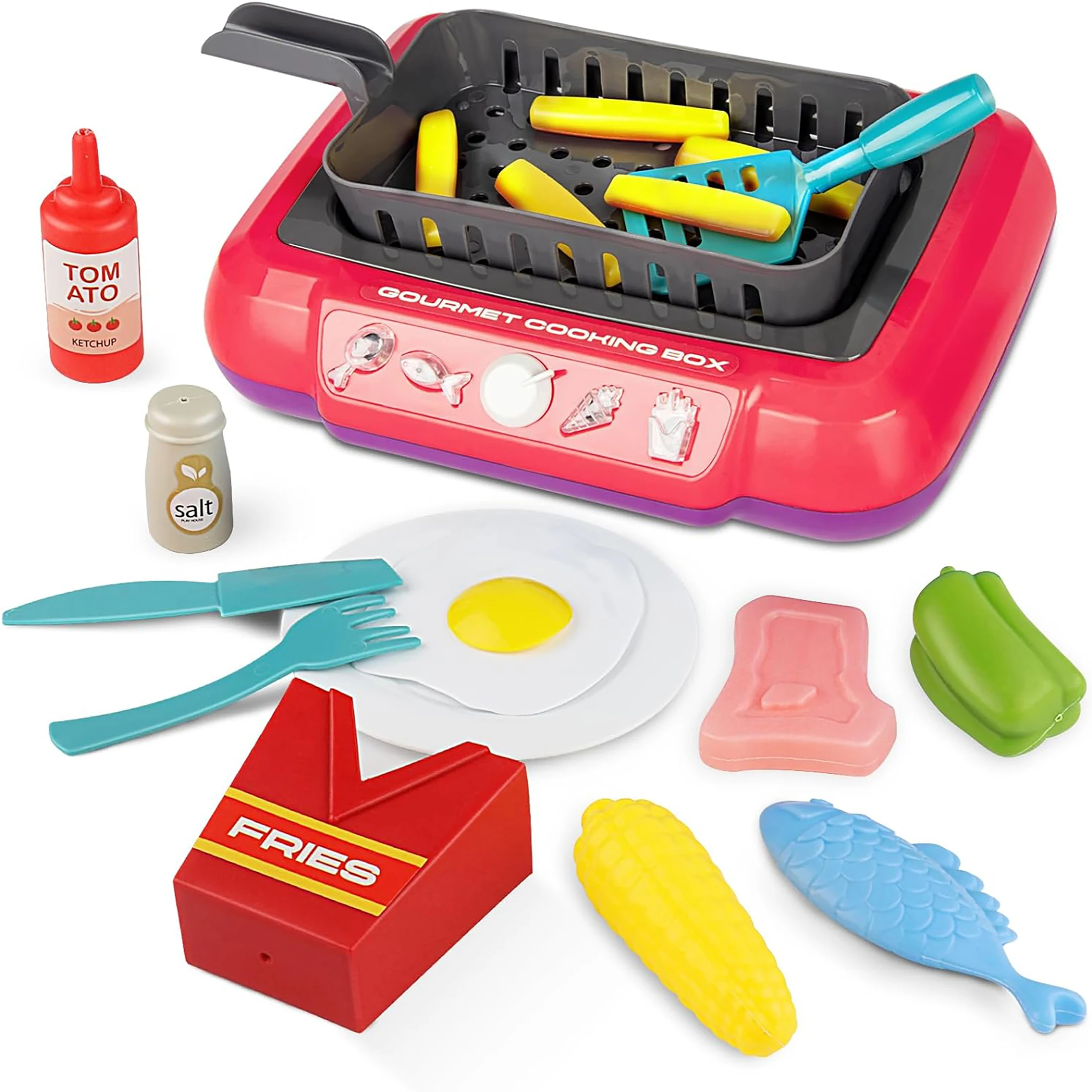 Children's pretend cooking utensils simulated induction cooker toy pretend oven induction cooker parent-child interactive toy