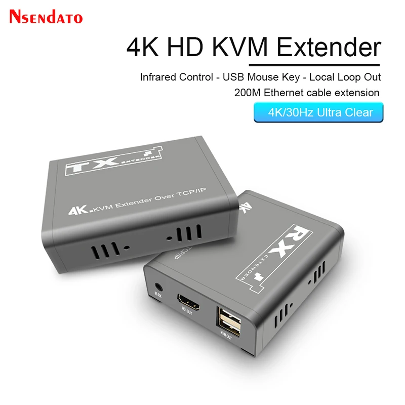 4K Hdmi Usb Kvm Ext…
