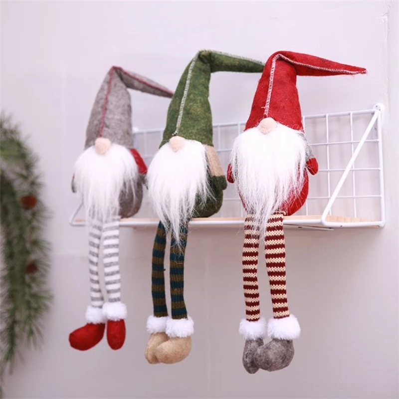 Rudolph the Long-Legged Doll Christmas Gift Christmas Ornaments Hotel Mall Window Decoration Party Ornaments