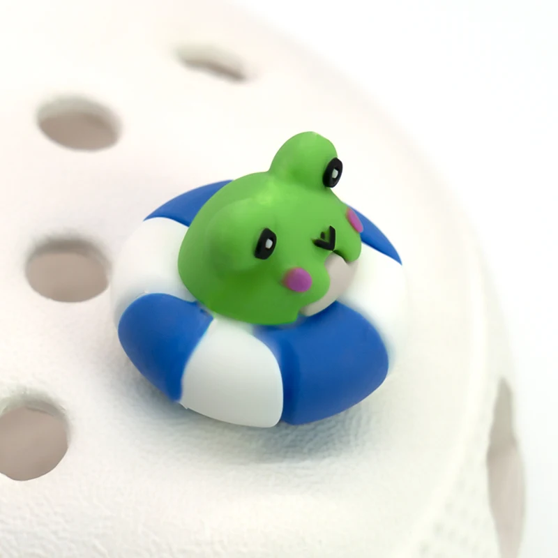 1 Stück 3D-Schuhcharms für Kinder, Panda, Katze, Gans, Koala, Tierpins, Niedliche Schuhaccessoires und Dekorationen für Damen und Herren, Clog-Schnallen – Detail 11
