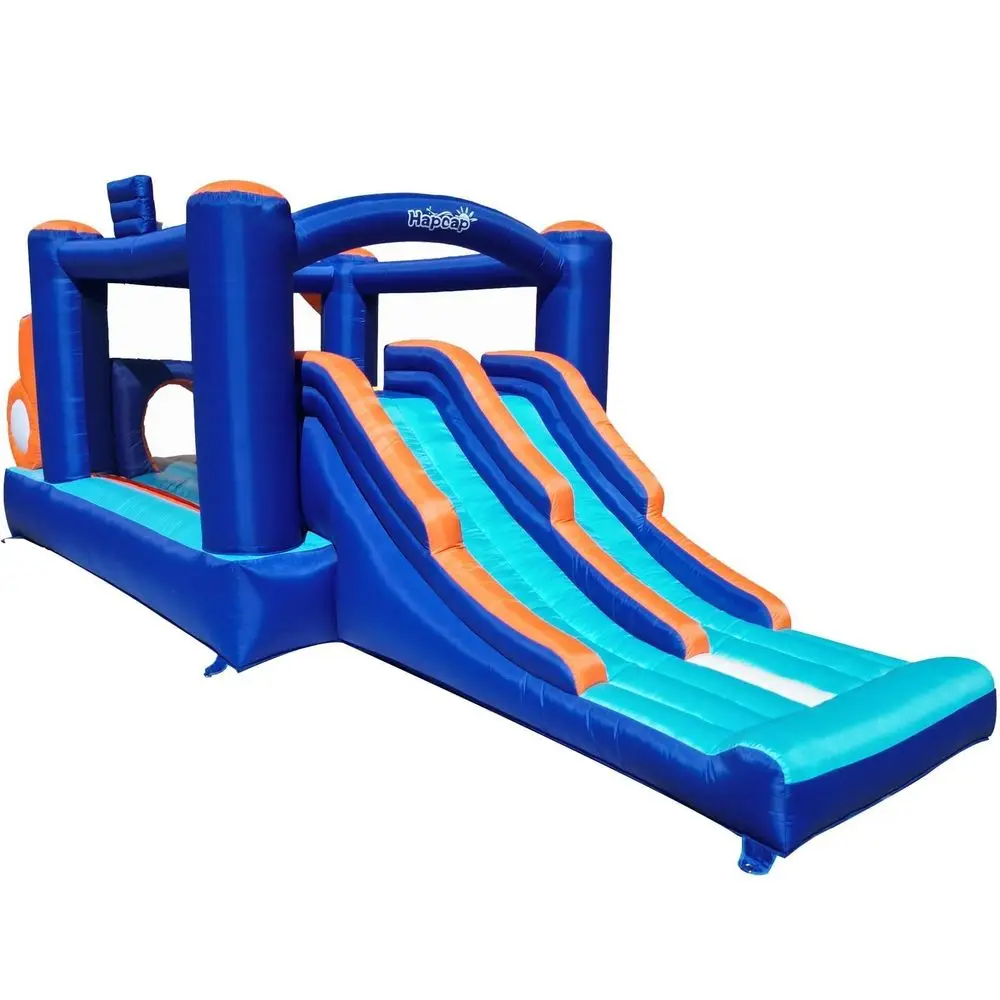 

Obstacle Course Bounce House for Kids 2 Racing Slides, Jumping Area, Tunnel amp Climbing Walls with Blower for Indoor or Outdoo