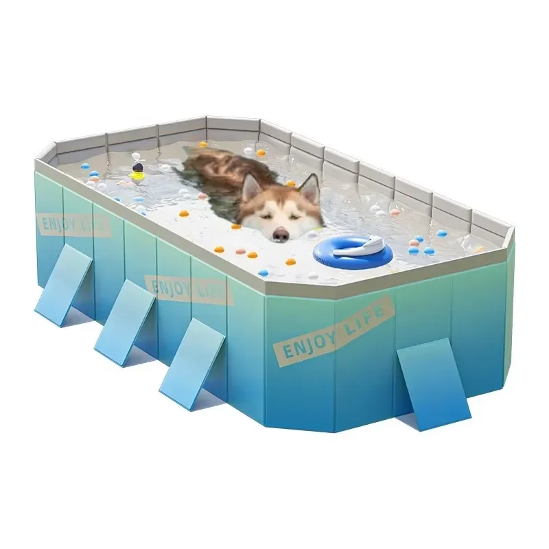 USMILEPET Hot Sale Dog Pool with Unique Octagonal Design Scratch Resistant Extra Large Pet Bathtub for Dog Pool Indoor