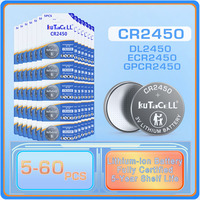 CR2450 3V lithium battery 20pcs non-polluting durable coin cell For Watch Electronic Toy Remote Game  Mounting Luminous Toy