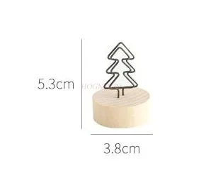 3 Buah Klip Catatan Kayu Klip Foto Lucu Ornamen Dekorasi Desktop