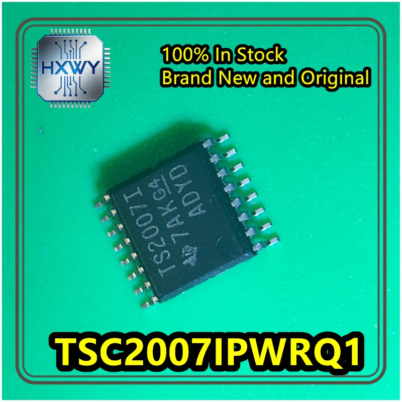 (5/20 pieces) TSC2007IPWRQ1 TSC2007I TSSOP16 12-Bit 4-Wire Resistive Touch Screen Controller, brand new original genuine instocK
