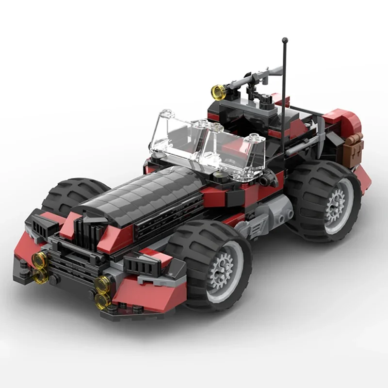 Desert City Car Model Moc Building Bricks The Demolition Vehicle Technology Modular Blocks Gift Christmas Toys DIY Sets Assembly