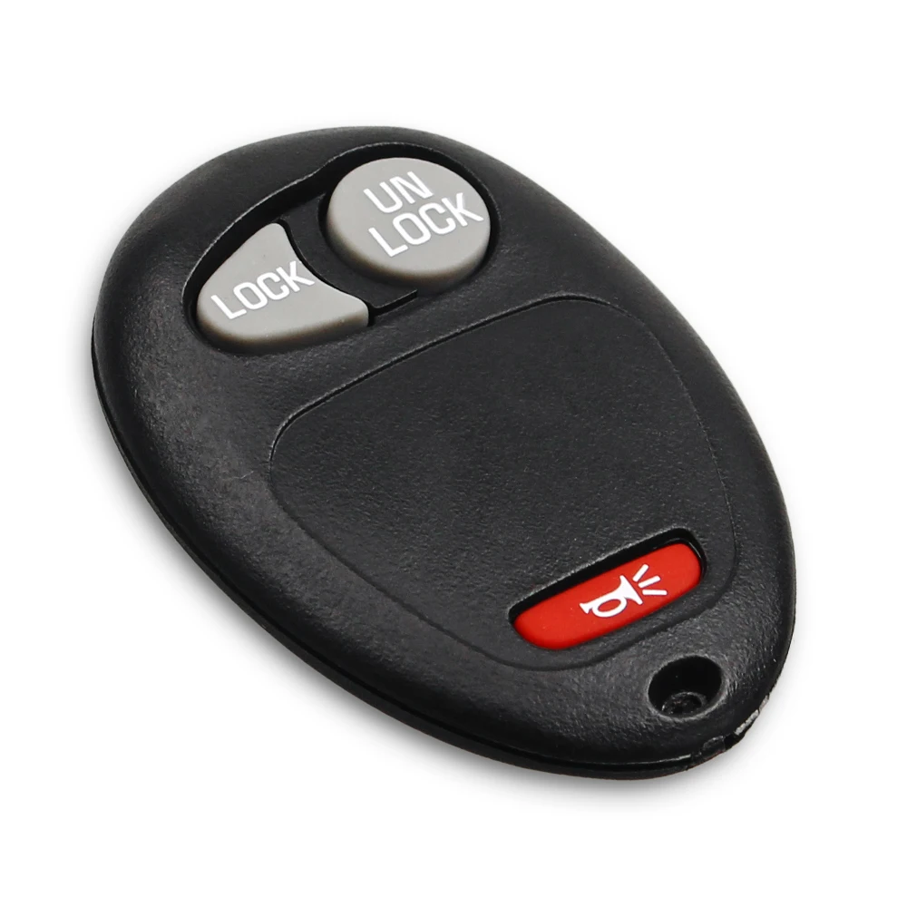 KEYYOU 3 Buttons No Chip Blank Remote 2 + 1 Panic Key Shell Case Cover For Buick Hummer H3 GMC For Chevrolet Colorado Isuzu