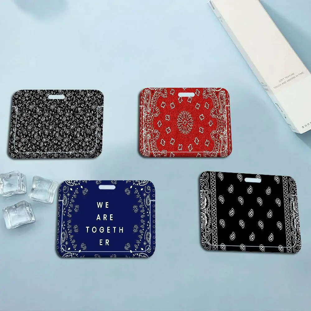 

Модный бейдж-держатель B-Bandanna (1 шт.) с прозрачным окошком для удостоверения личности, защитный чехол для ID-карты для офиса, школы, персонала, студентов