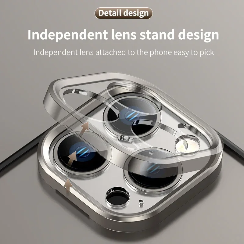 Light Aluminum Metal Frame For iPhone 14 Pro Max 14Plus 14promax Bumper Case Ultra Thin Hybrid Silicone Alloy Lens Protective